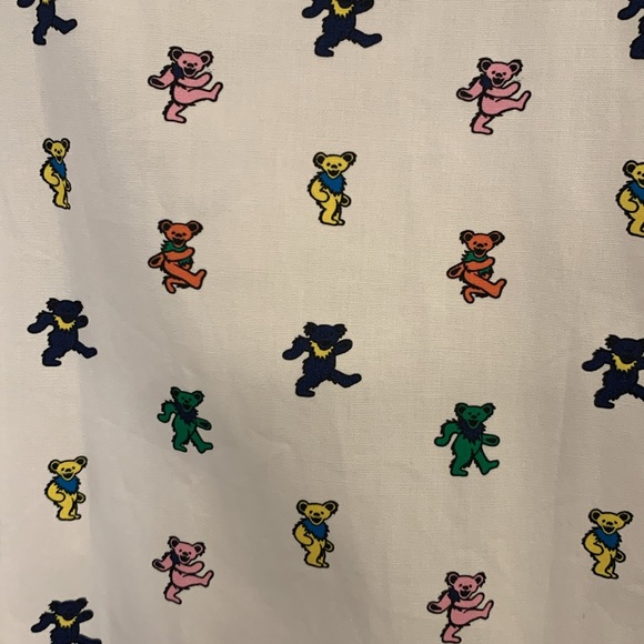 Section 119 ‘Grateful Dead’ White Casual Button Down Shirt - Picture 3 of 5